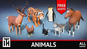 3D model Animals FREE