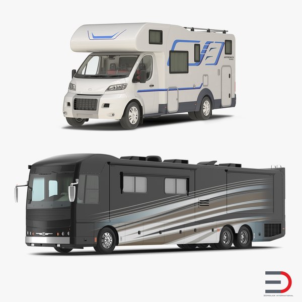 3d model motorhomes american recreation