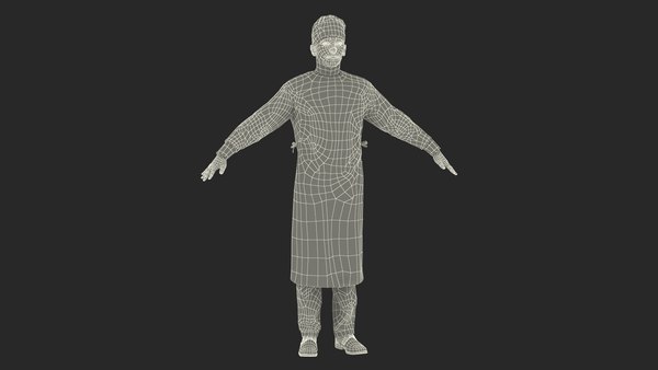 modelo 3d Médico cirujano manchado de sangre - TurboSquid 2147266
