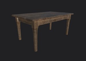 3D model classic table