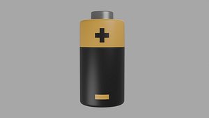 Battery low-poly