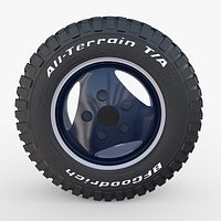 Range Rover Classic Wheel BF Goodrich Mud