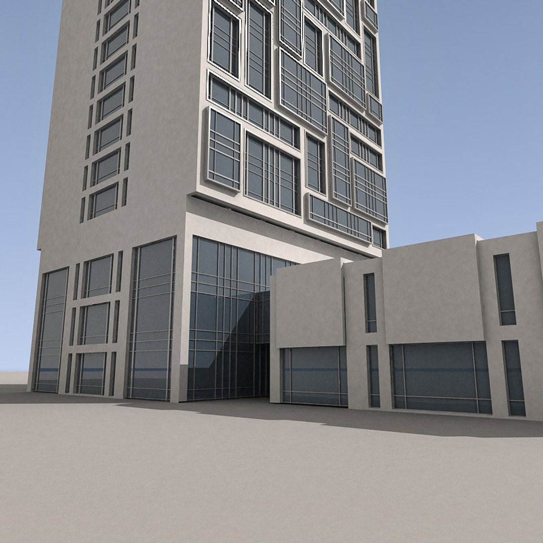 Modern Building 3d Max