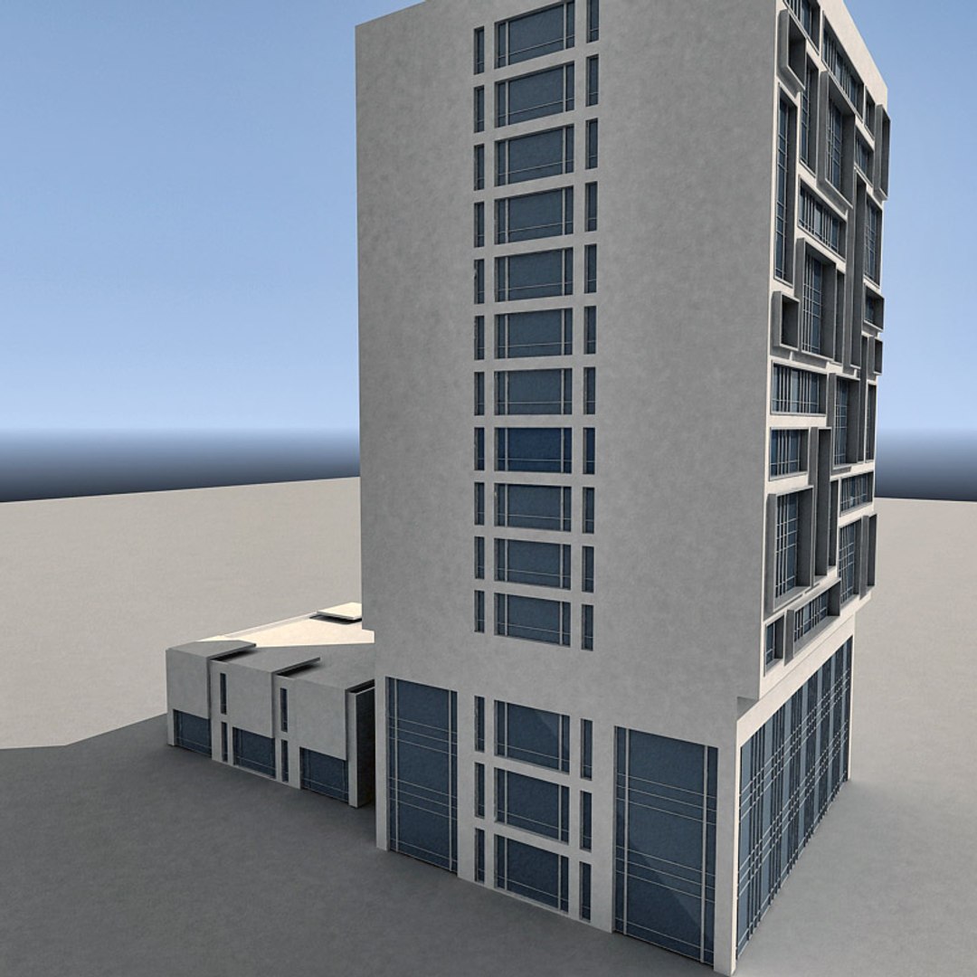 Modern Building 3d Max