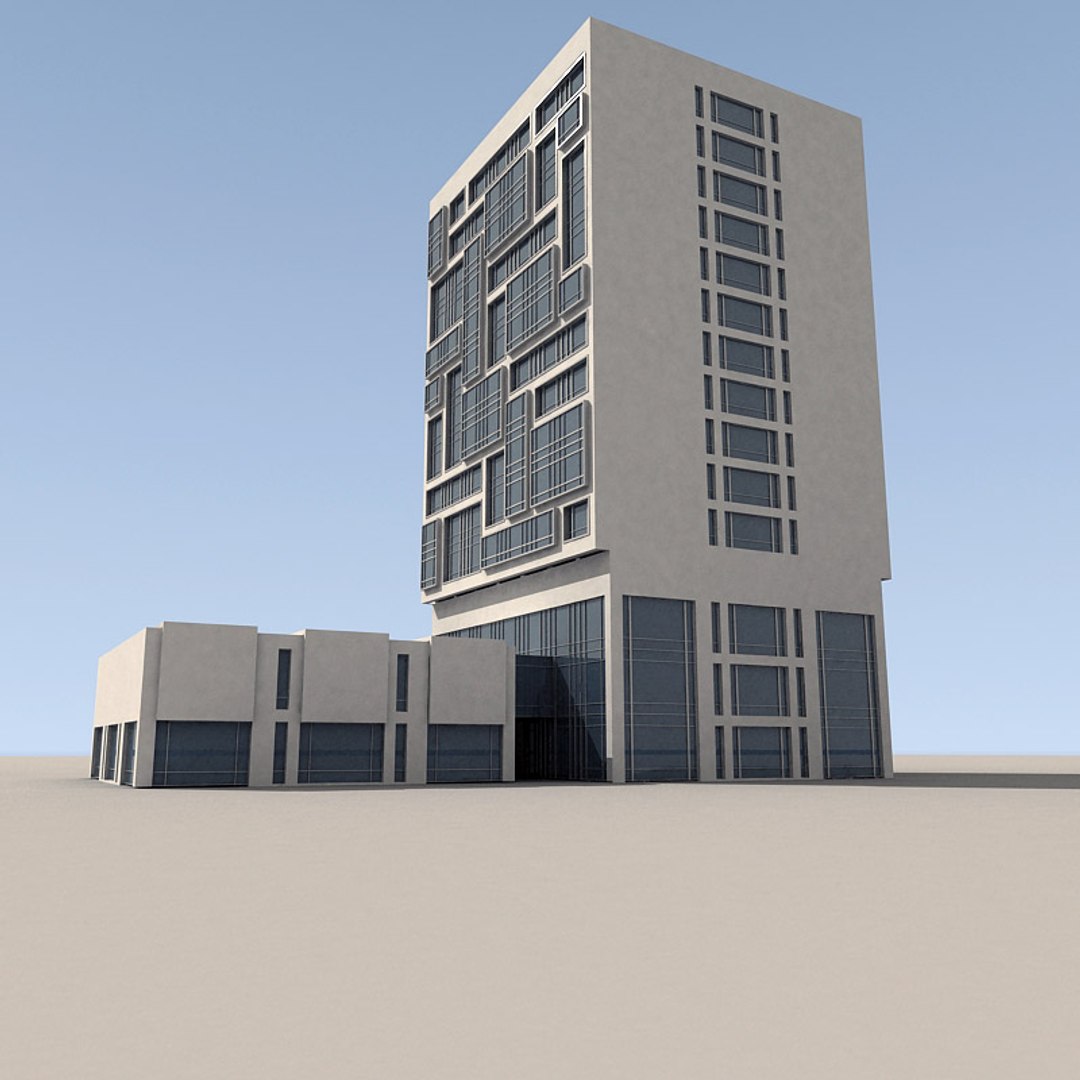 Modern Building 3d Max