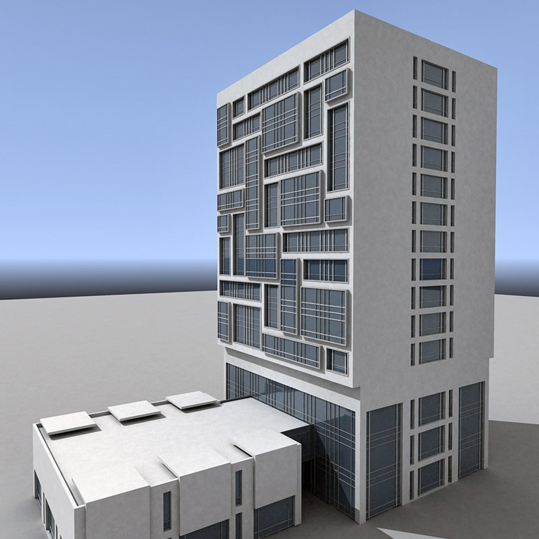 Modern Building 3d Max