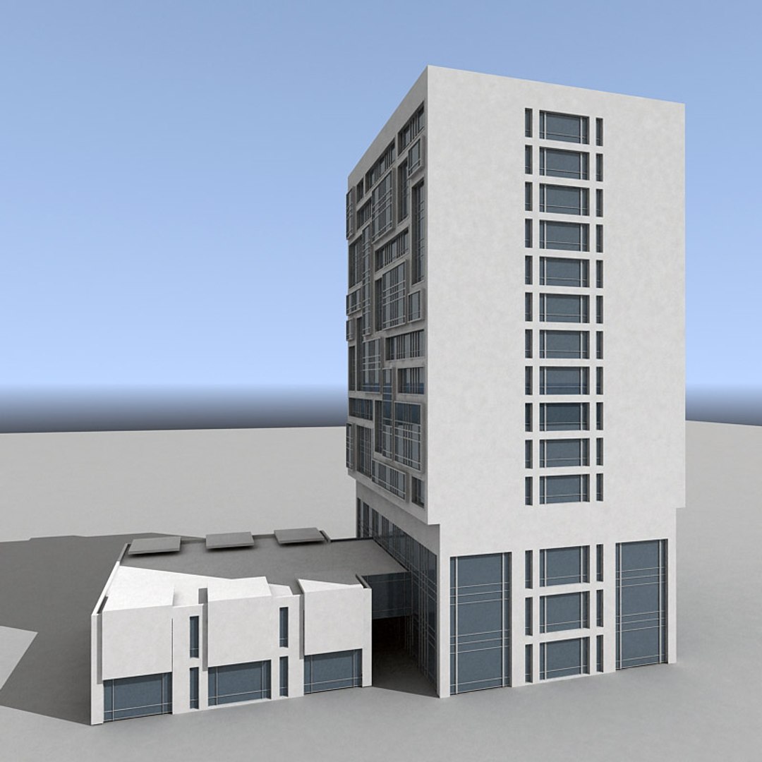 Modern Building 3d Max