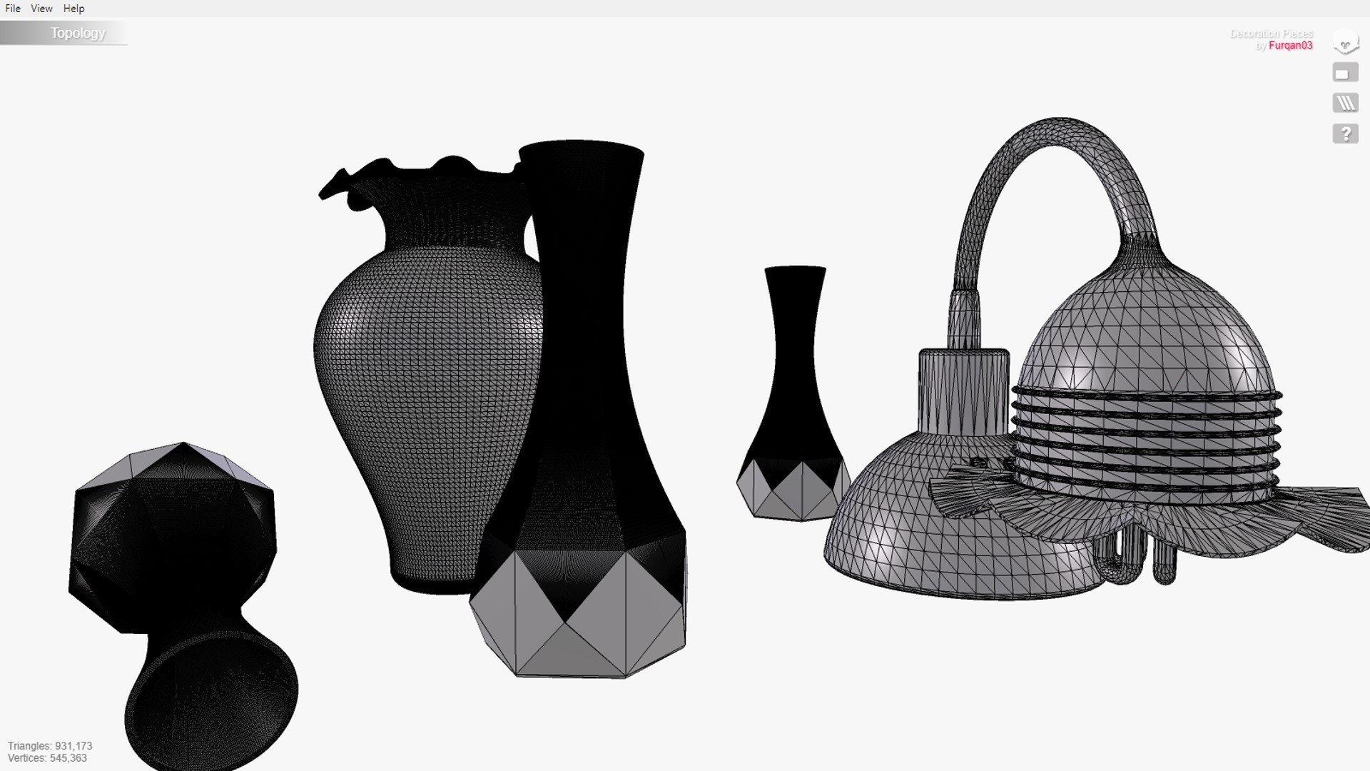3D Decoration Pieces https://p.turbosquid.com/ts-thumb/8K/ZLvQUA/mt/wireframe/jpg/1692120081/1920x1080/fit_q87/64864c6522fb0c7e97c4f44e4718bf3b8f1eb15d/wireframe.jpg