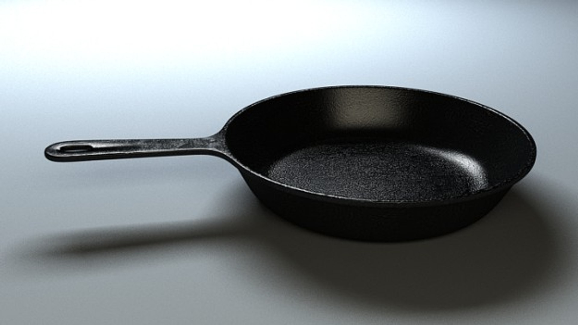 3d iron pan model