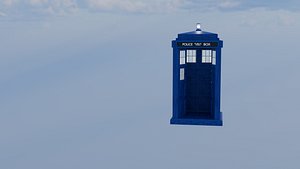 3D 11th Doctors TARDIS exterior