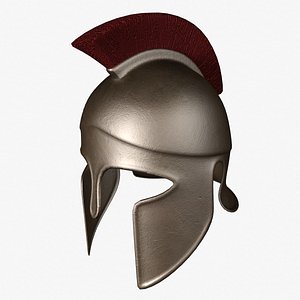 3ds greek corinthian helmet