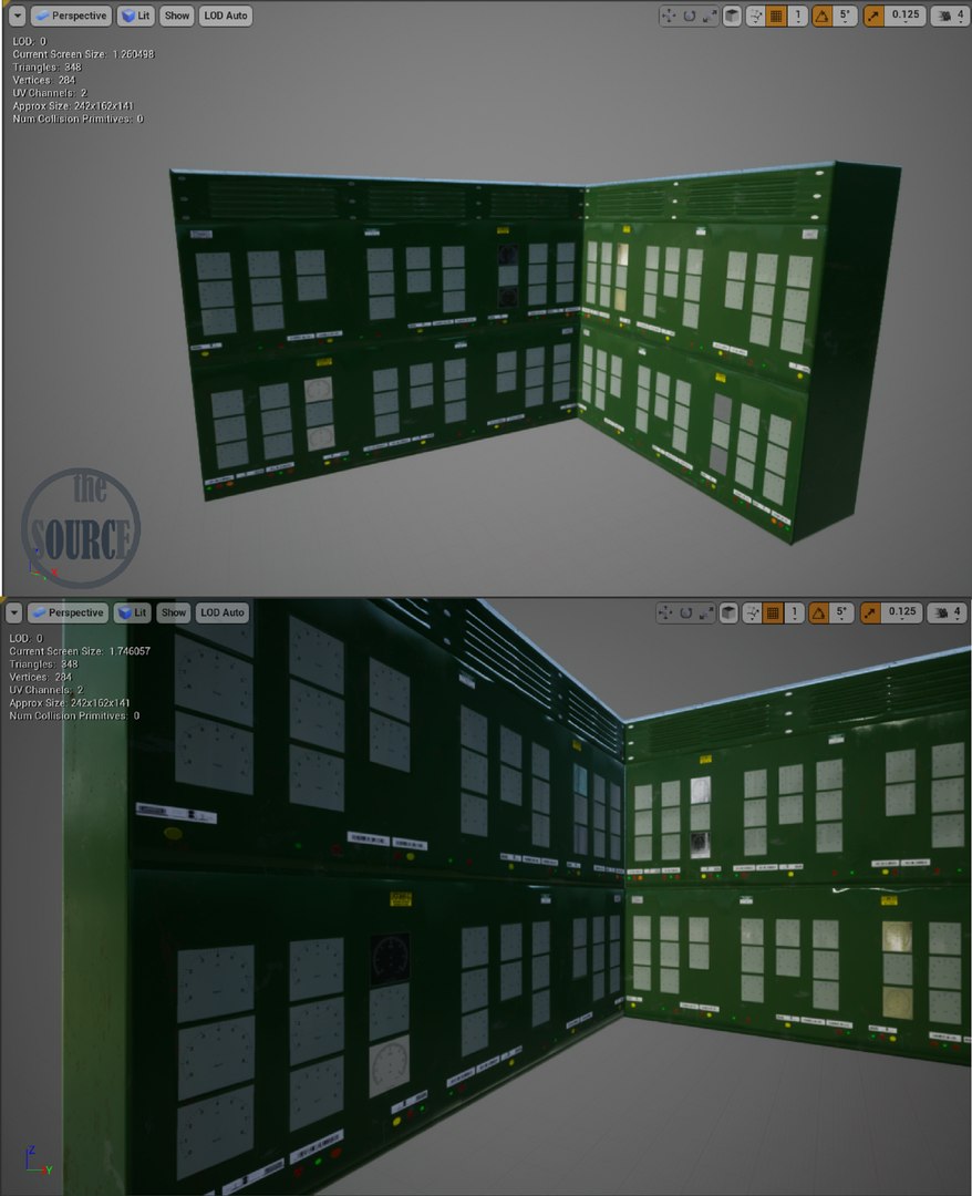 Factory Control Panel - Low Poly PBR Game Ready Model - TurboSquid 2191242