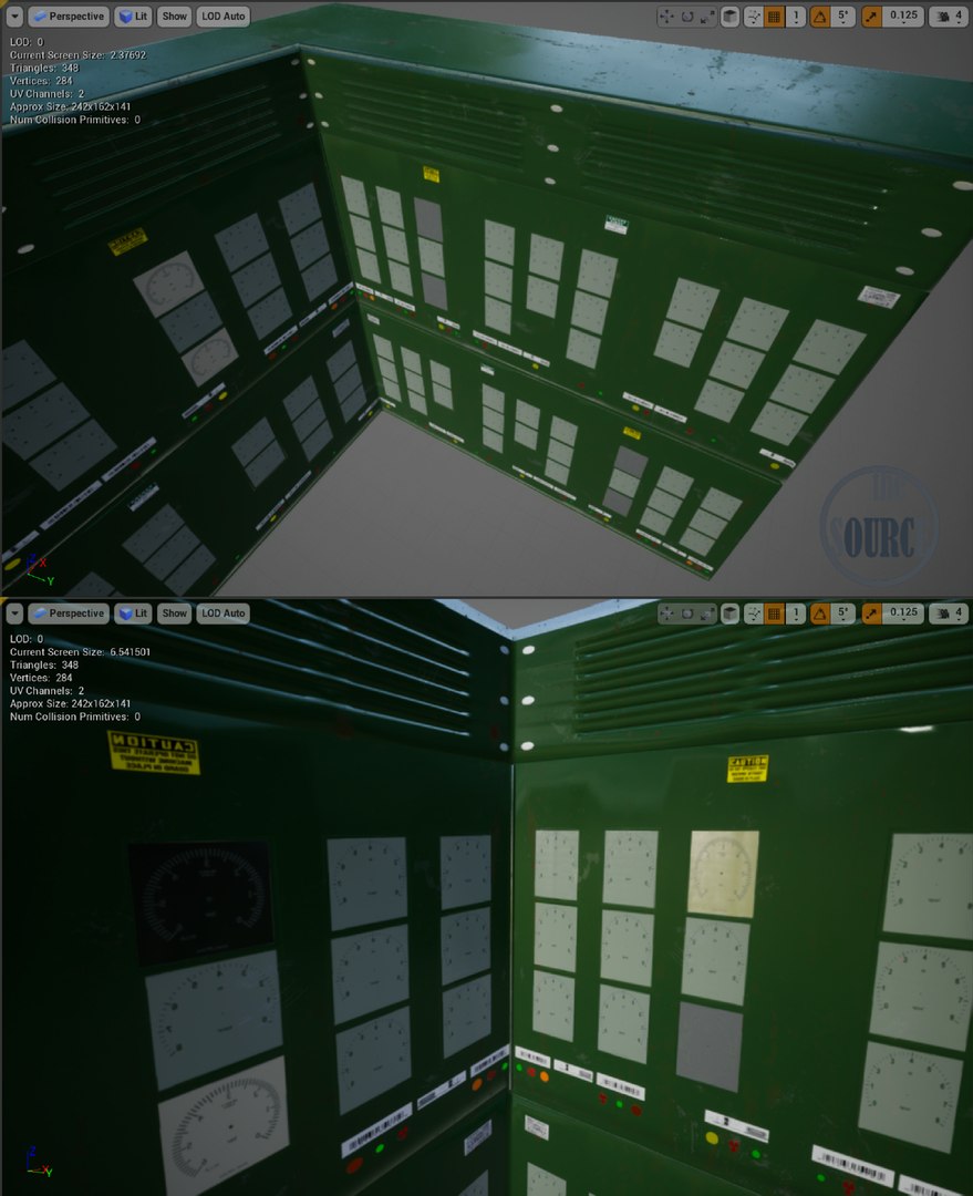 Factory Control Panel - Low Poly PBR Game Ready Model - TurboSquid 2191242