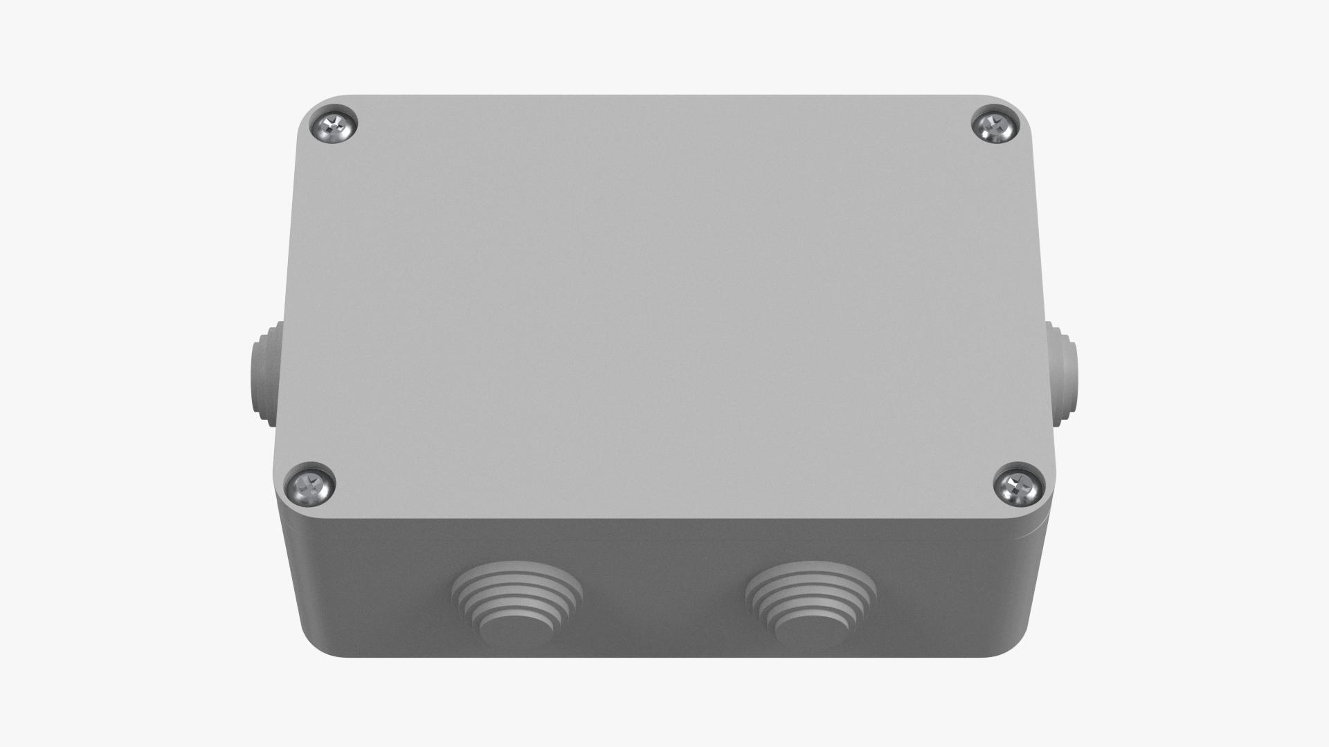Rectangular Junction Box 2 3D Model TurboSquid 1863413