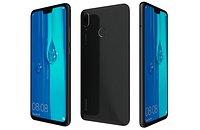 Huawei Y9 2019 Black Low Poly