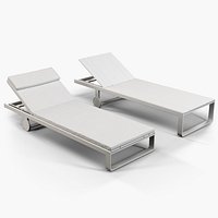 Gandia Blasco Flat chaise longue