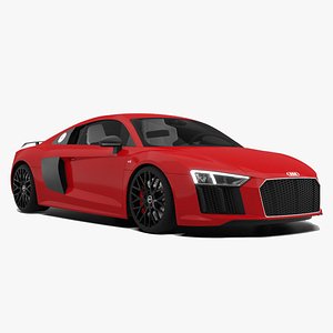 3D Audi R8 V10 Plus model