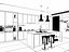 3D Modern kitchen
