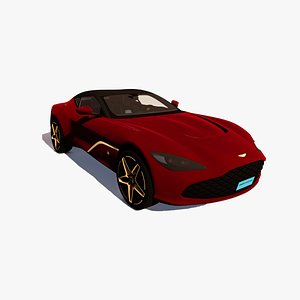 Aston Martin DBS Zagato HQ Interior and Engine sounds Game-Ready model