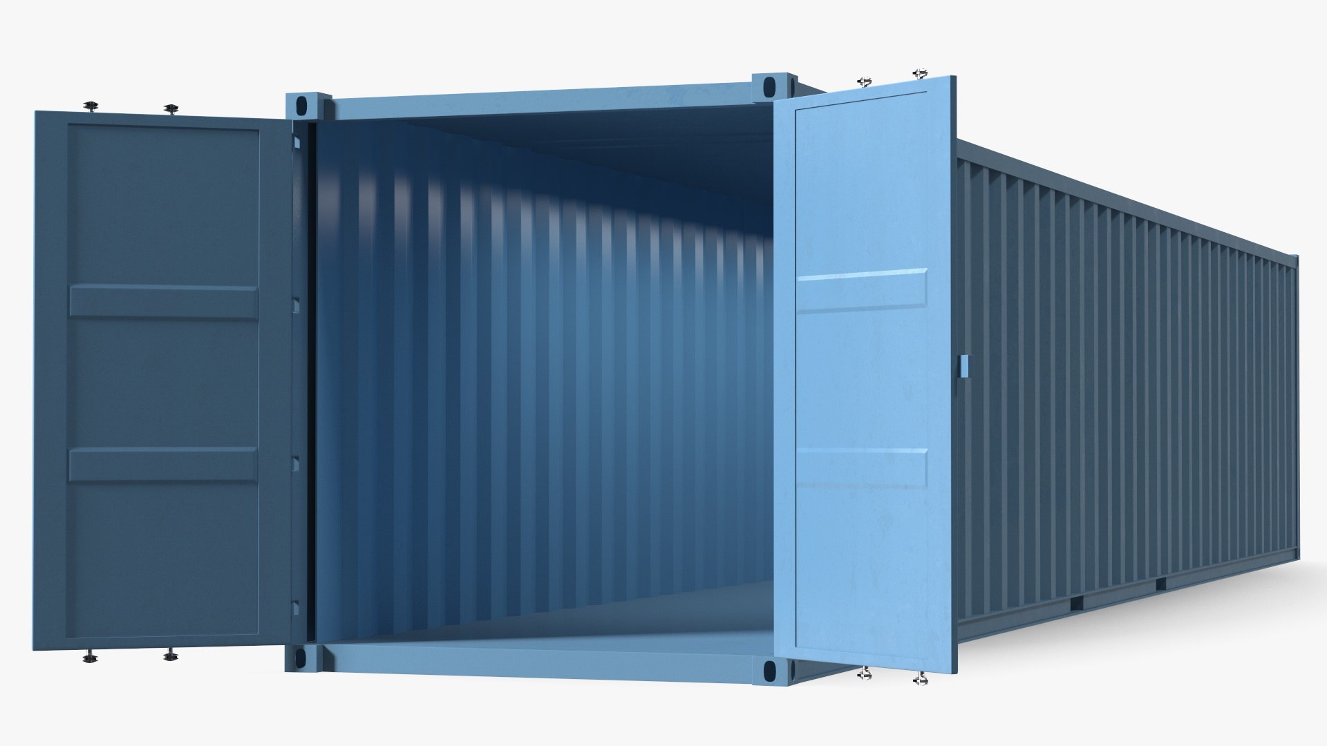 High Cube Cargo Worthy Shipping Container 48 Ft 3D Model - TurboSquid ...