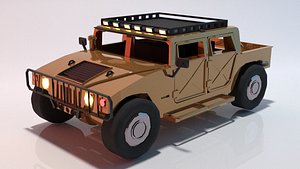 Humvee low poly