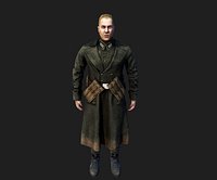 WWII German Greatcoat Soldier