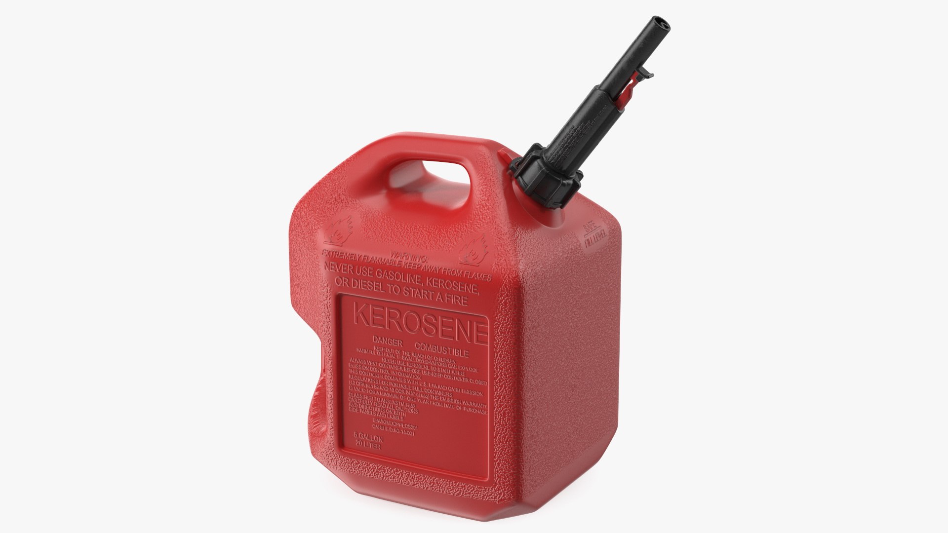 5 Gallon Kerosene Can 3D model preview
