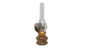3D model oil lamp
