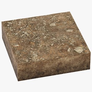 dirt cross section 04 3D model