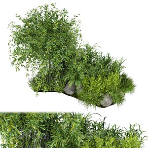 3D Collection plant vol 244 - tree- leaf - grass - 3dmax - obj - fbx