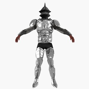 Low Poly Knight Low-poly model 3D