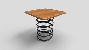 Square Table N114 3D