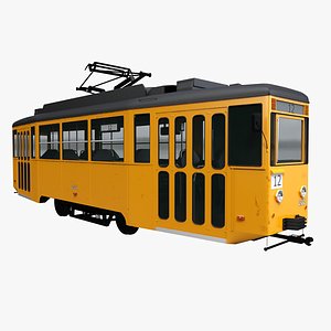Classic City Tram 3D