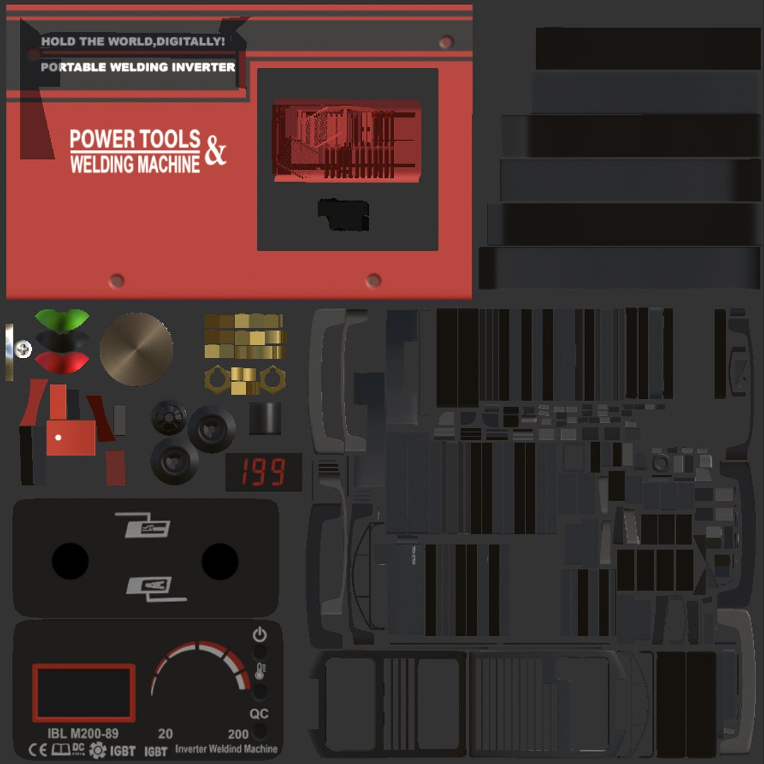 Inverter ARC Welding Machine model https://p.turbosquid.com/ts-thumb/8L/Rghnjb/V4/uvmap/png/1765864661/1920x1080/fit_q87/bb5936dfe451f870dc937cd88efb4f0458a67835/uvmap.jpg