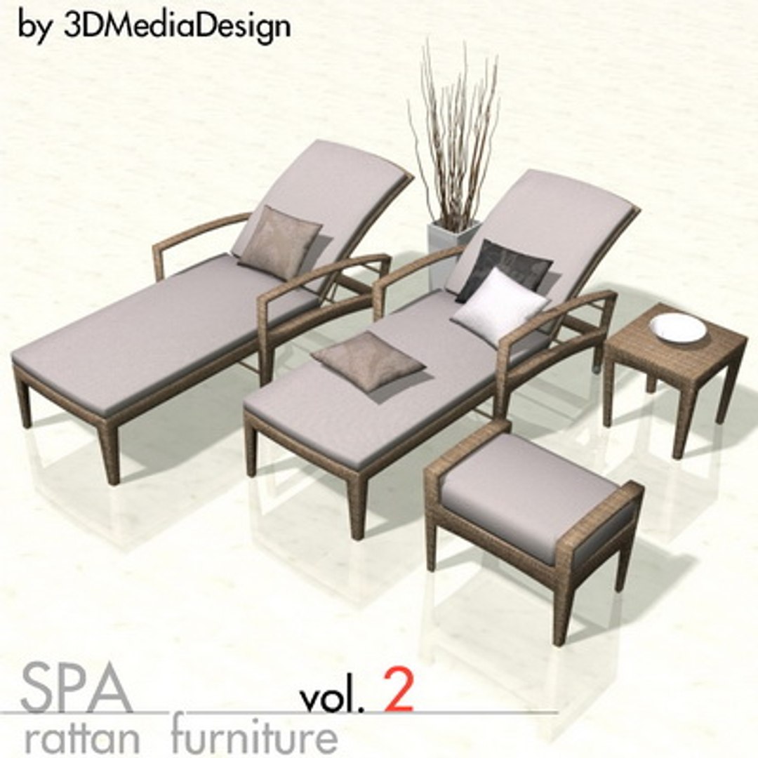 Library Rattan Furniture Spa Max