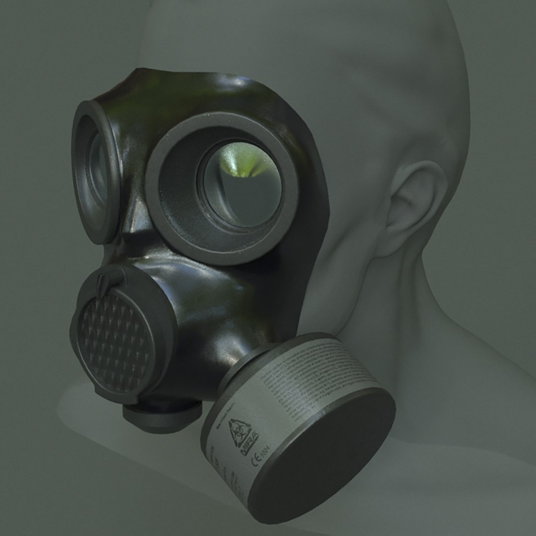 Gas Mask Mira 3D - TurboSquid 1676033