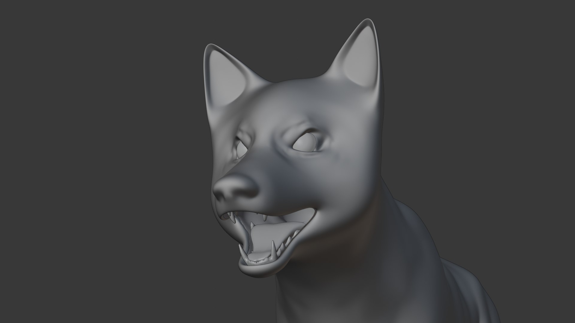 3D Gray Wolf Base Mesh Model - TurboSquid 2407827