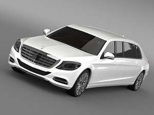 3d model mercedes benz s klasse