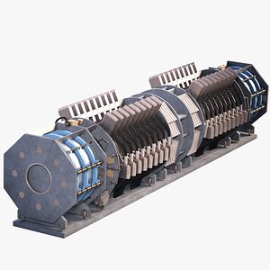 Helion Nuclear Fusion Reactor 3D model