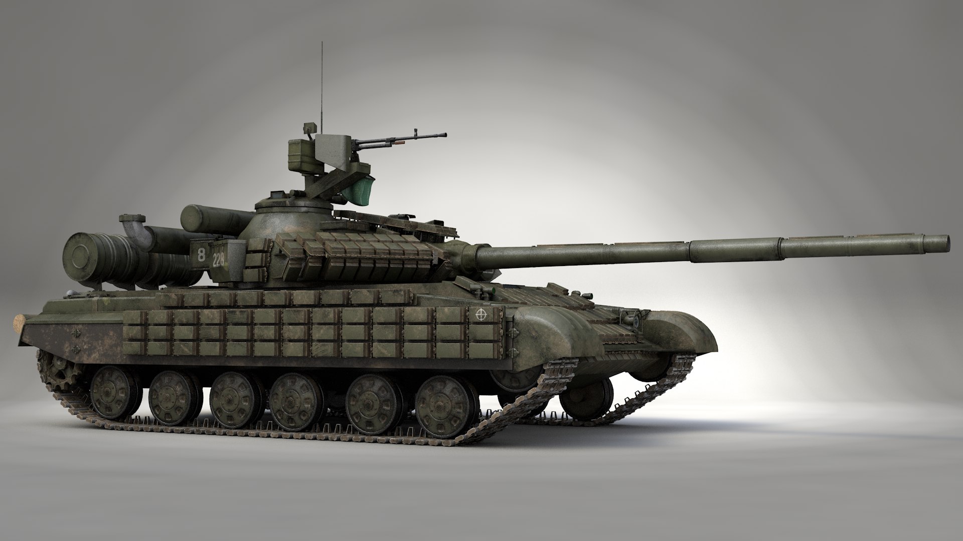 Soviet Battle Tank T-64 3D Model - TurboSquid 1488556