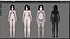 Bikini 0003 – UE5 – Unity – Blender – Animiert – Realistischer weiblicher Charakter