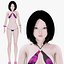Bikini 0003 – UE5 – Unity – Blender – Animiert – Realistischer weiblicher Charakter