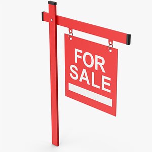 Red Real Estate Signboard For Sale