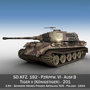 Panzerkampfwagen VI - Ausf B - Tiger II - 201