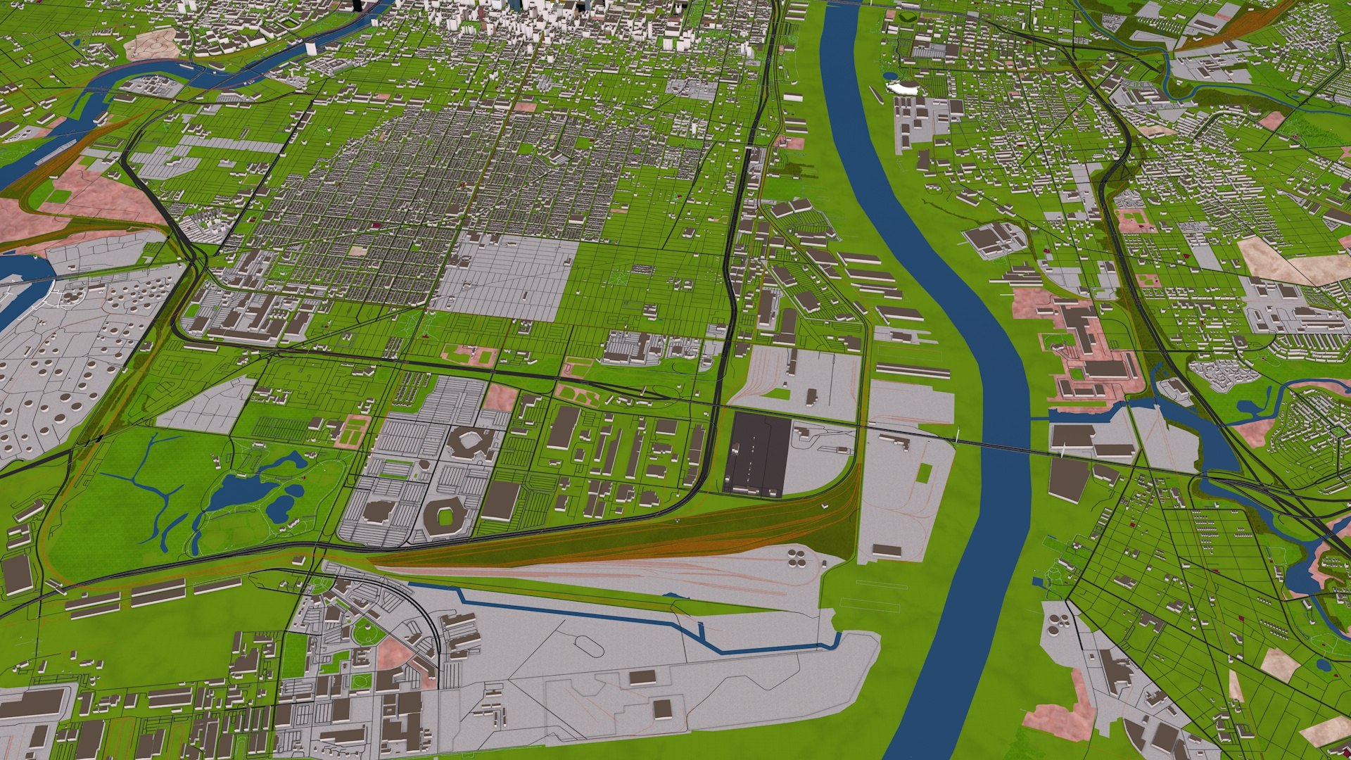 Philadelphia City Model - TurboSquid 1594215