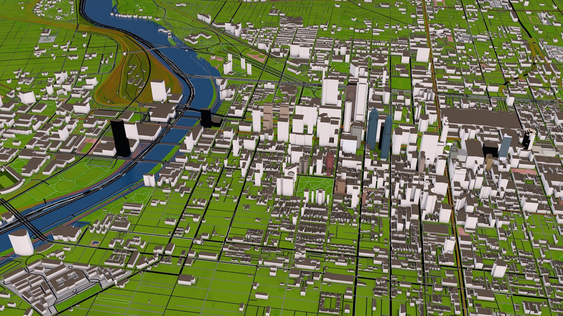 Philadelphia City Model - TurboSquid 1594215