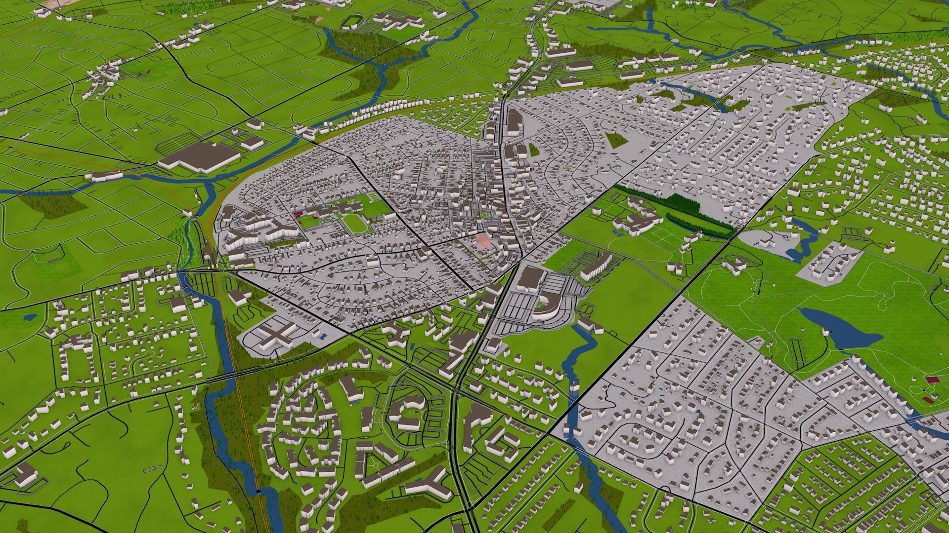 Philadelphia City Model - TurboSquid 1594215