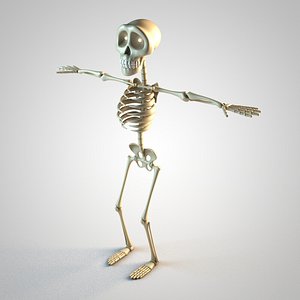 skeleton toon c4d