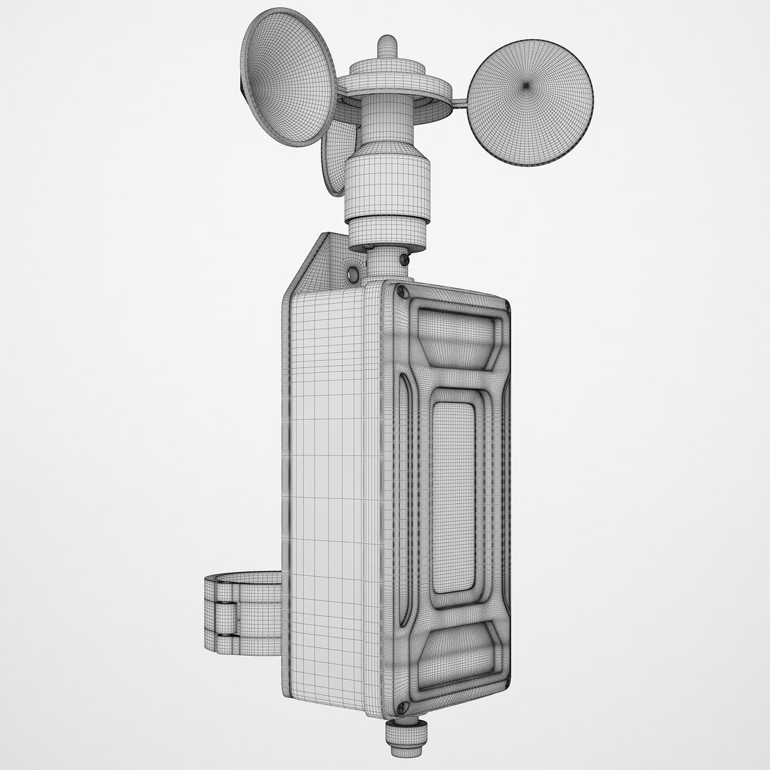 3D Wireless Wind Speed Model - TurboSquid 1712723