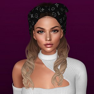 hairstyle secondlife 3D model